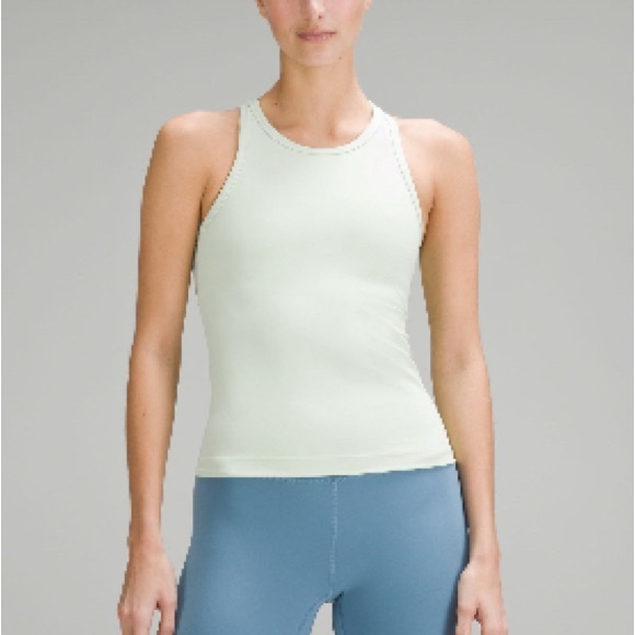 Lululemon Athletica Align Kohlrabi Green and Black Racerback Tanks - Picture 2 of 3